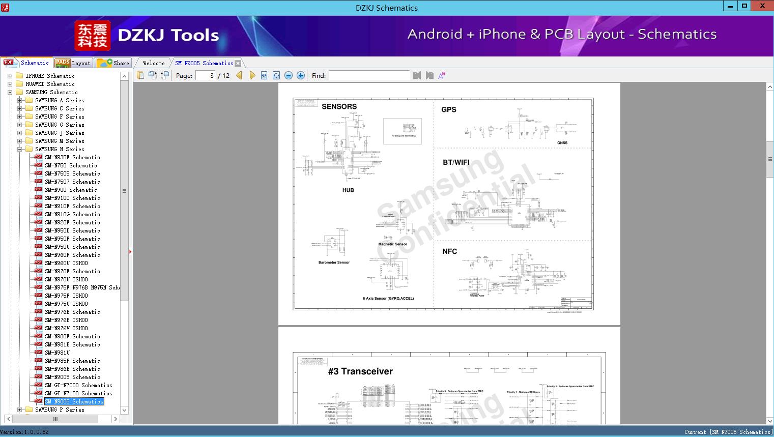 SM N9005 Schematics